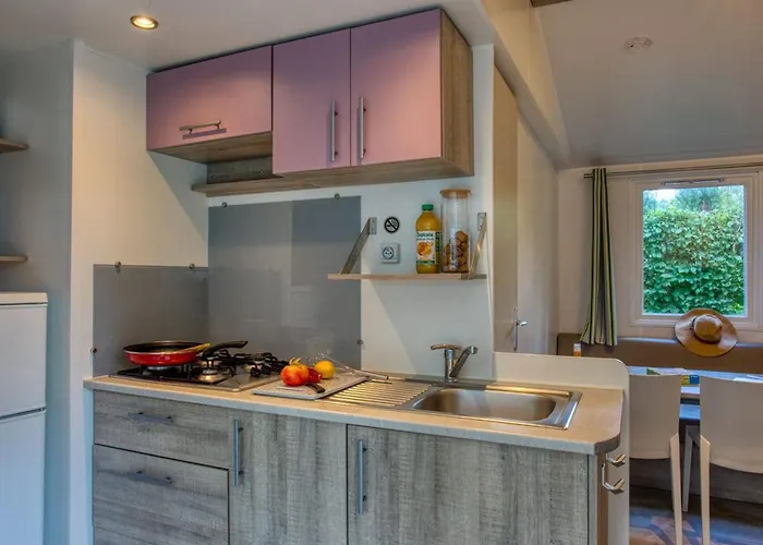 Mobil Confortable Avec Rampe D'acces - 4 Personnes - Api-1-52-921 مكان تخييم *